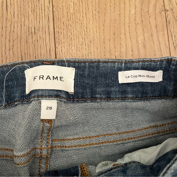 Frame Le Crop Mini Boot denim size 28 - Picture 4 of 9